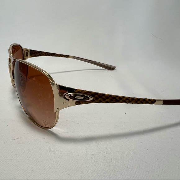 Oakley Restless Brown and Gold Aviator Style Sport Sunglasses - Frames Only - Picture 7 of 9